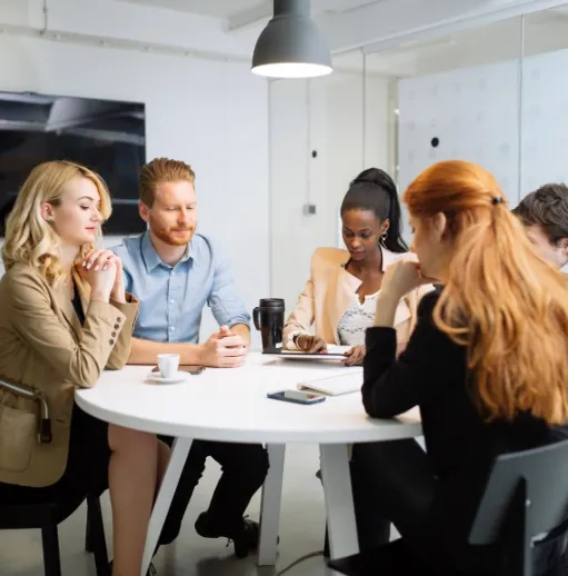 Board meeting in a modern office